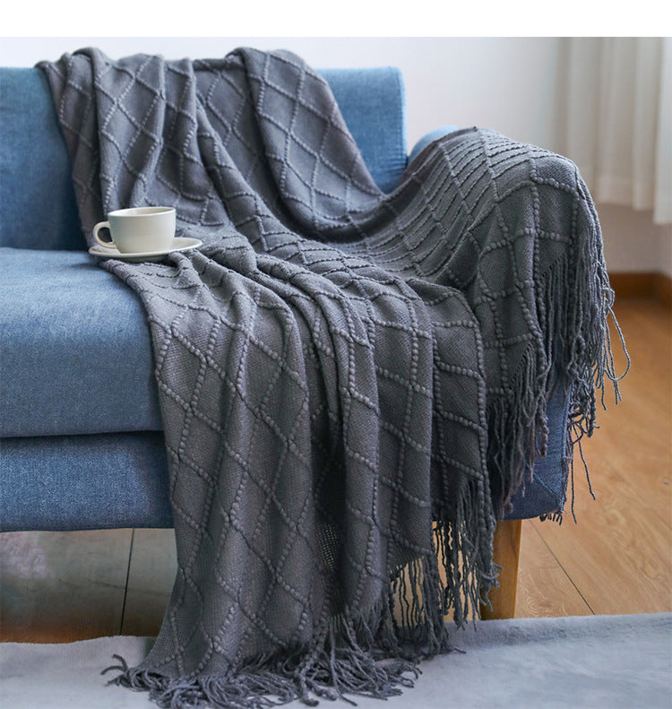 Luxury Knitted Throw Blanket