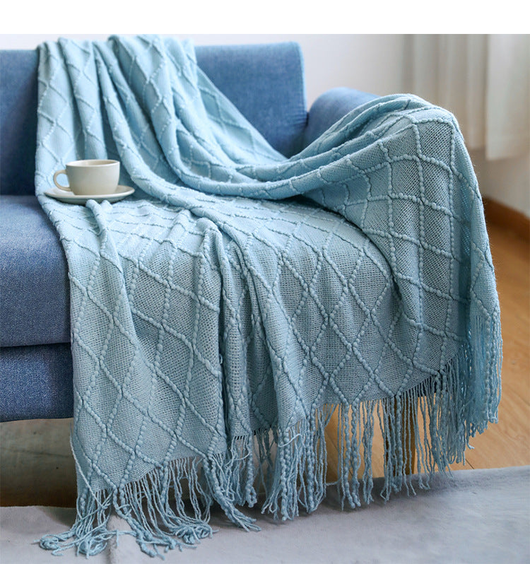 Luxury Knitted Throw Blanket