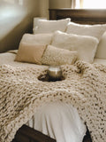 The Chris Chunky Hand Knit Blanket