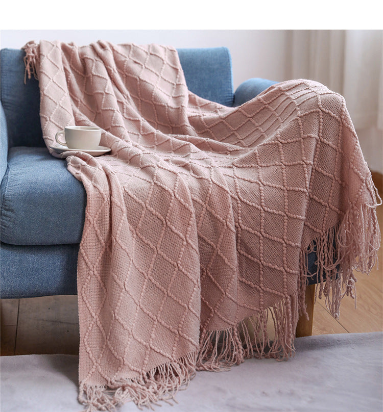 Luxury Knitted Throw Blanket