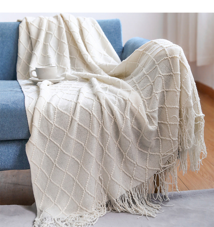 Luxury Knitted Throw Blanket