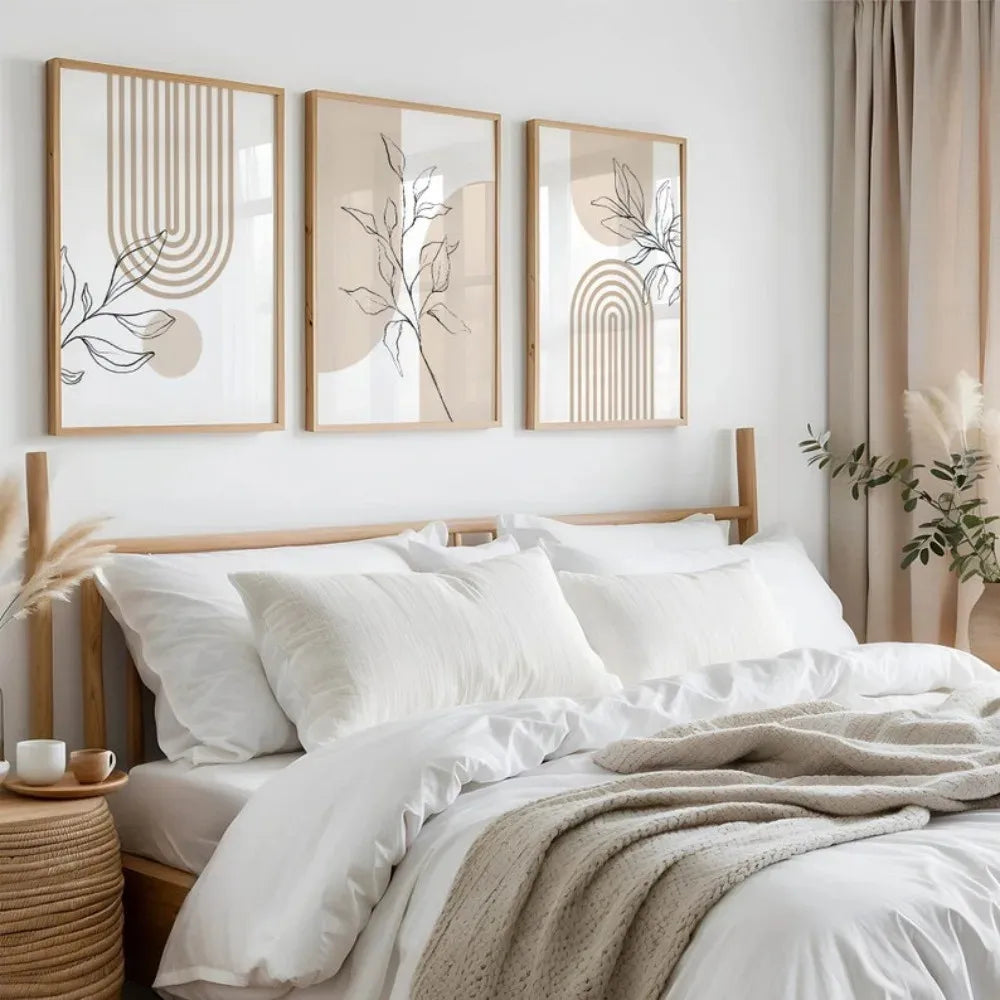 Neutral Wall Prints for Modern Minimalist Home