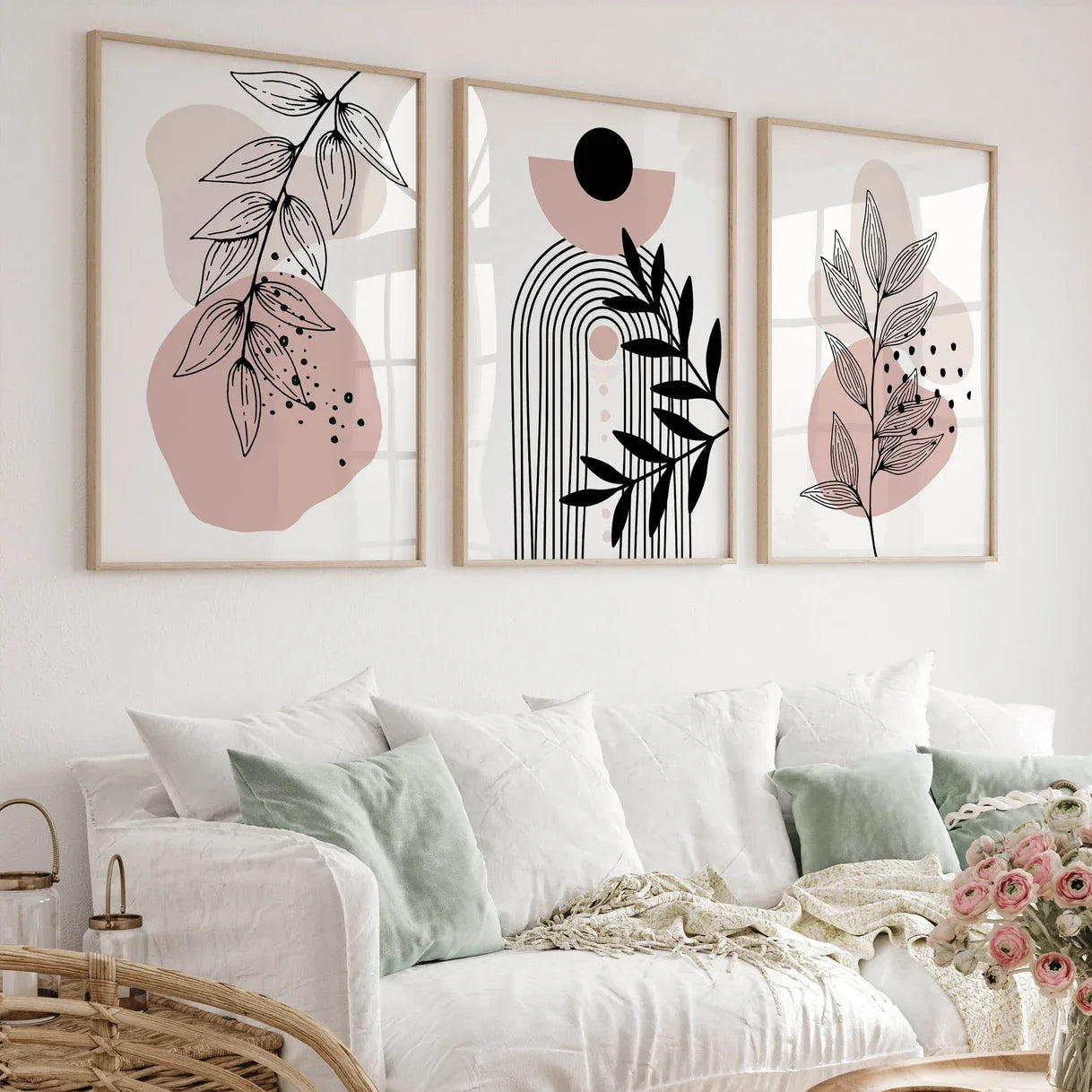 The Rose Botanical Wall Art Set