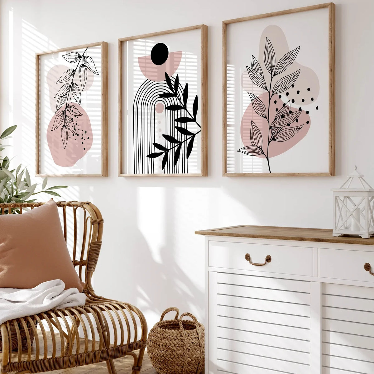 The Rose Botanical Wall Art Set