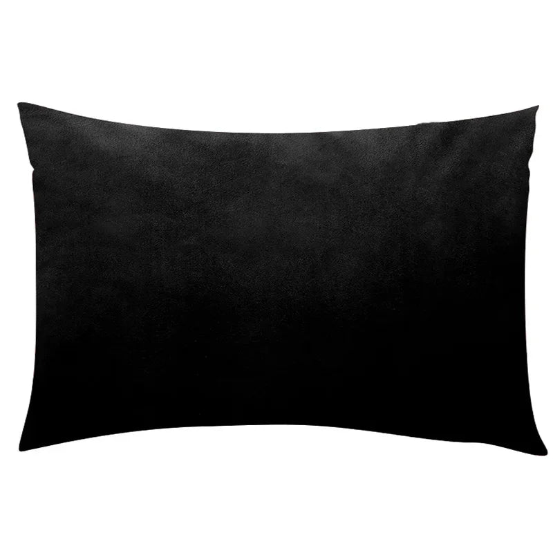 Madeline Velvet Throw Pillow Cover – Nordic Plaid Design | 30x50cm (Cover Only)