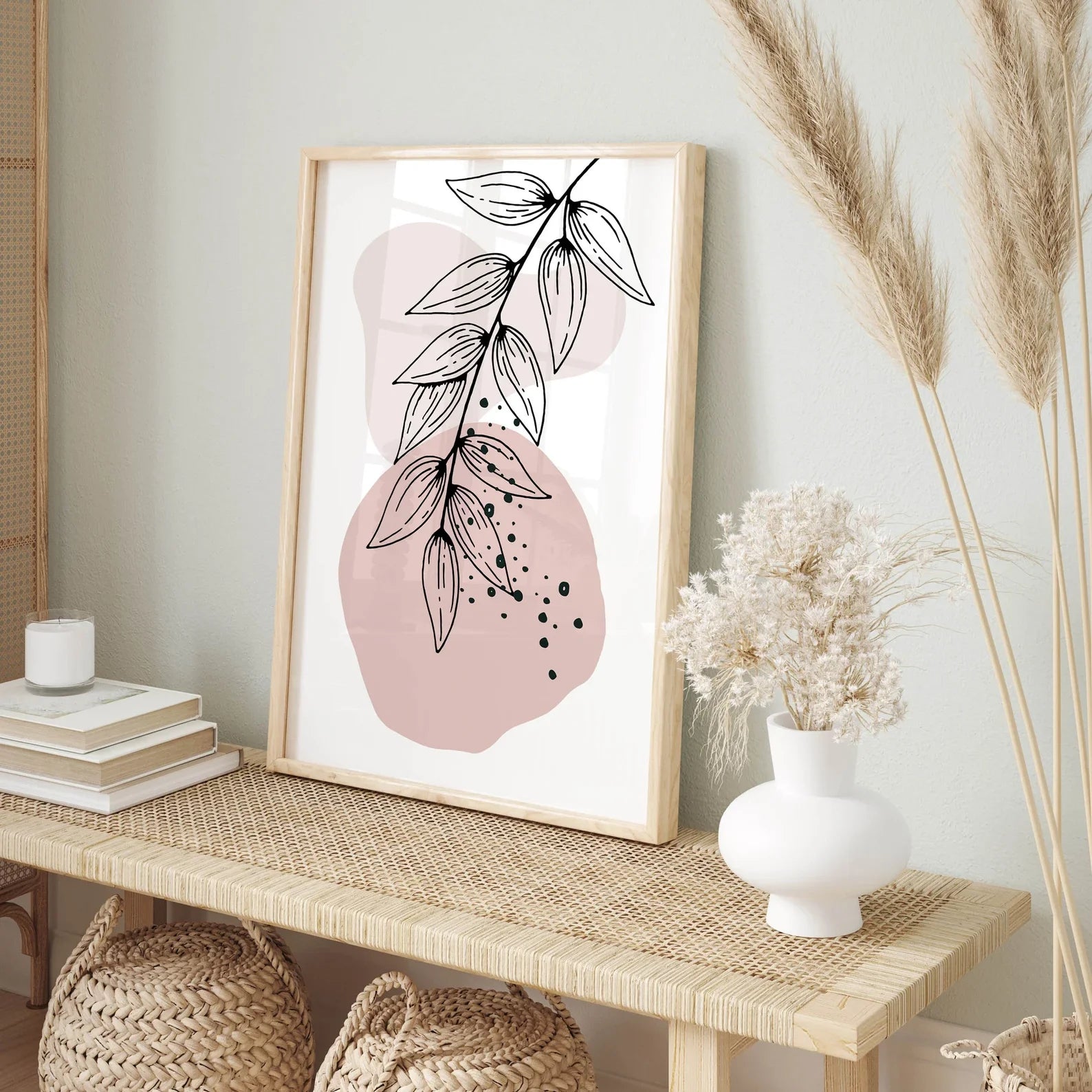 The Rose Botanical Wall Art Set