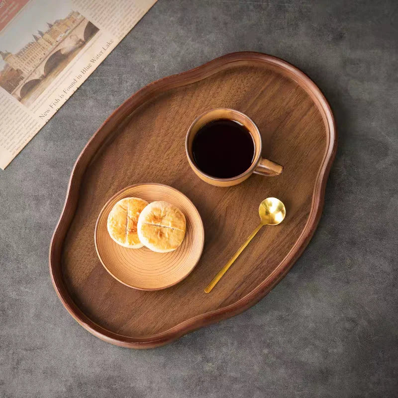 The Sienna Wooden Decorative Serving Tray