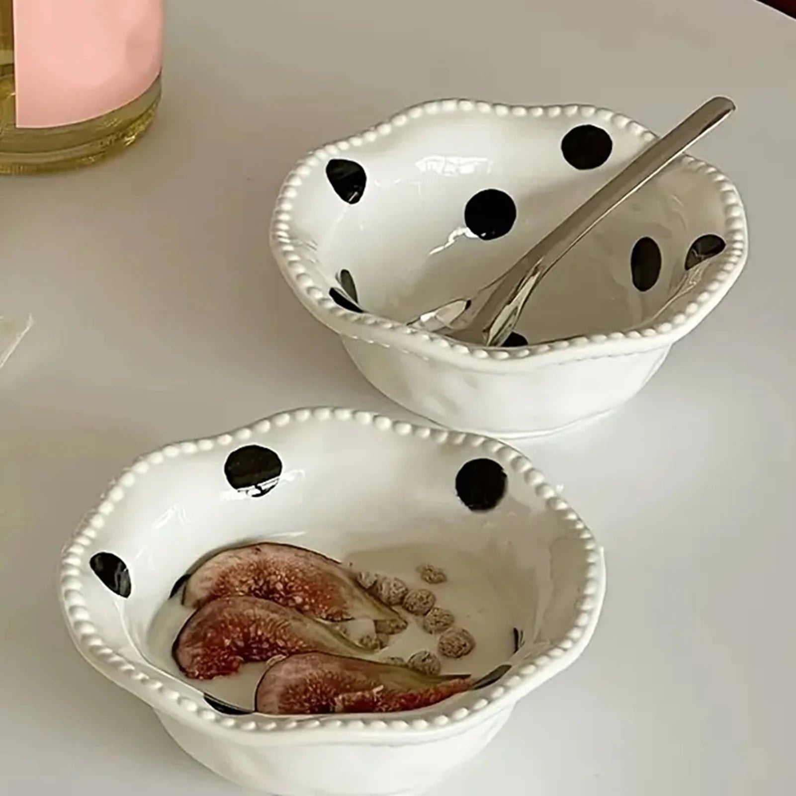 Charlotte's Ceramic Polka Dot Handmade Bowl