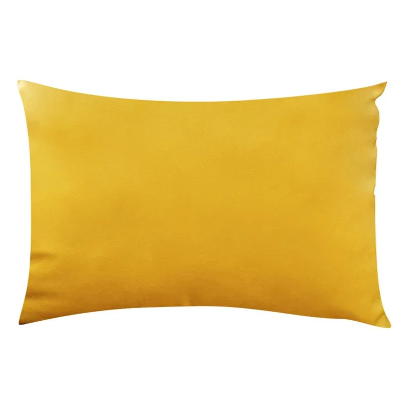 Madeline Velvet Throw Pillow Cover – Nordic Plaid Design | 30x50cm (Cover Only)