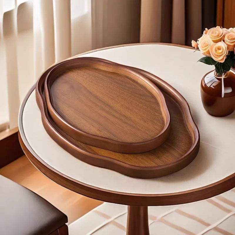 The Sienna Wooden Decorative Serving Tray