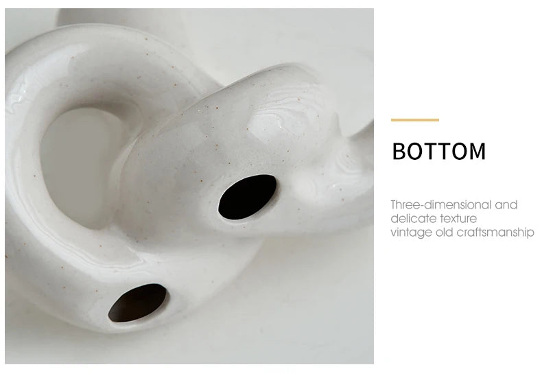 The Petra Ceramic Candlestick Holder