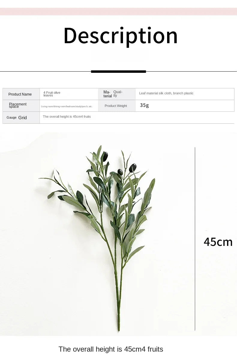 The Aria Artificial Olive Branch