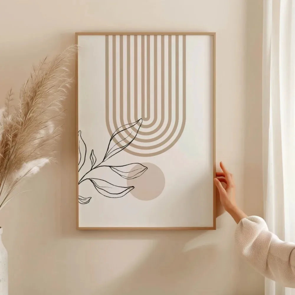 Neutral Wall Prints for Modern Minimalist Home