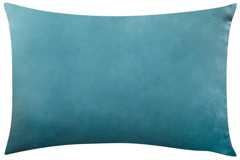 Madeline Velvet Throw Pillow Cover – Nordic Plaid Design | 30x50cm (Cover Only)